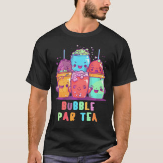 Camiseta Bubble Par Tea Cute Anime Kawaii Boba Tea Bubble T
