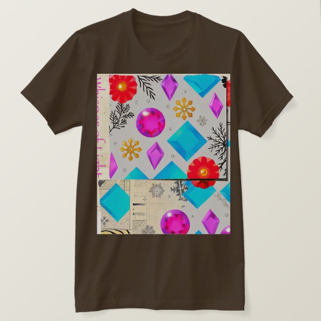 Camiseta Bubble Pattern Joy – Harmonia de Cores (Frente do Design)