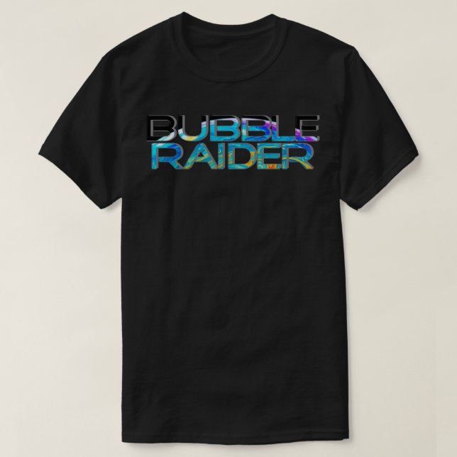 Camiseta Bubble Raider (Frente do Design)