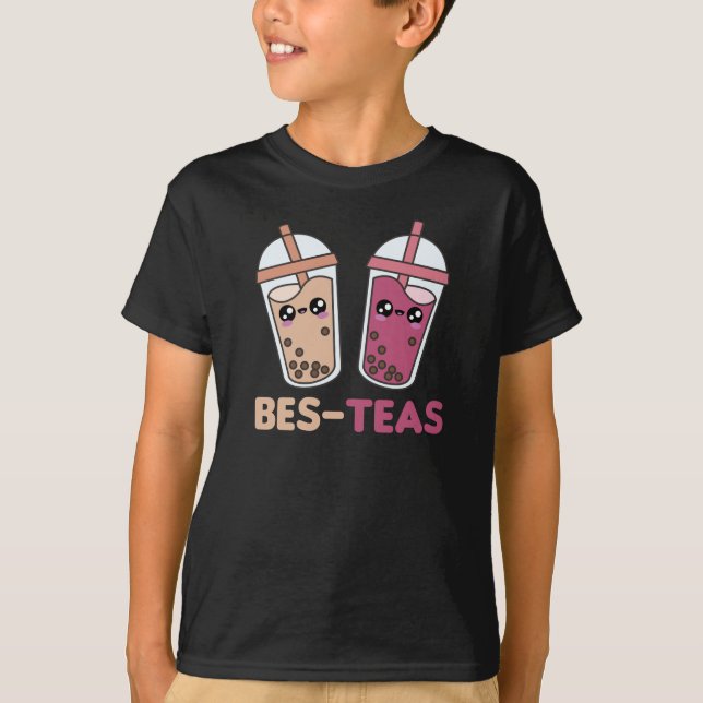 Camiseta Bubble Tea Best Friends Party Partner Boba (Frente)