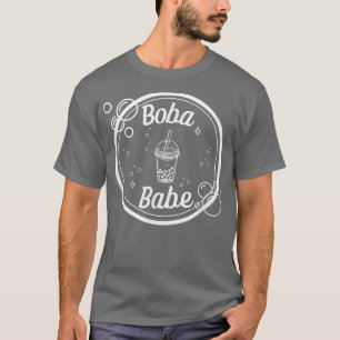 Camiseta Bubble Tea Boba Babe Seal milk Tea Lovers Vintage