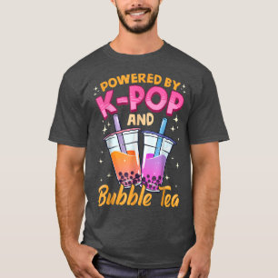 Camiseta Bubble Tea Boba K-POP Music Lover Anim Leite Corea