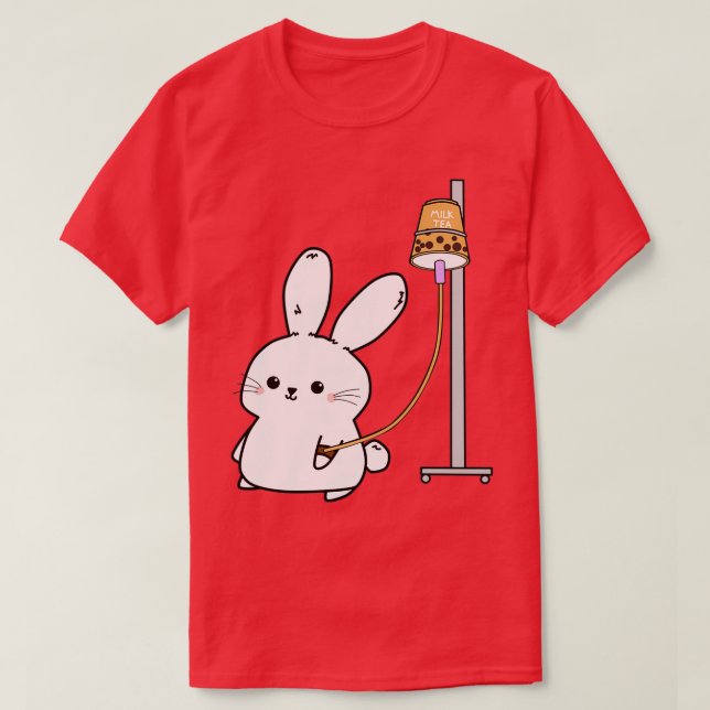 Camiseta Bubble Tea Bunny (Frente do Design)
