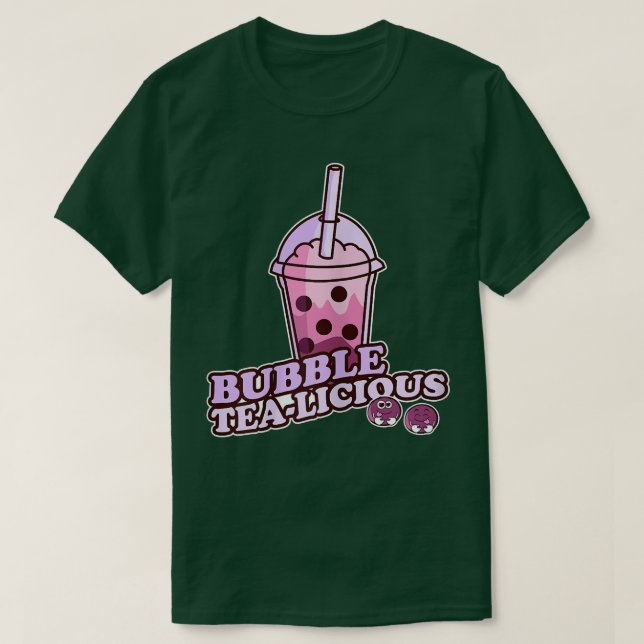Camiseta Bubble Tea Cute Boba Tea (Frente do Design)