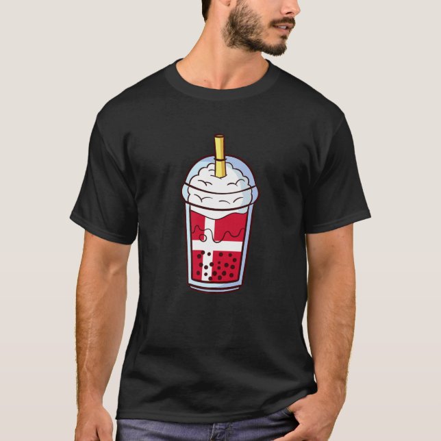 Camiseta Bubble Tea Dinamarca Dinamarca Denish (Frente)