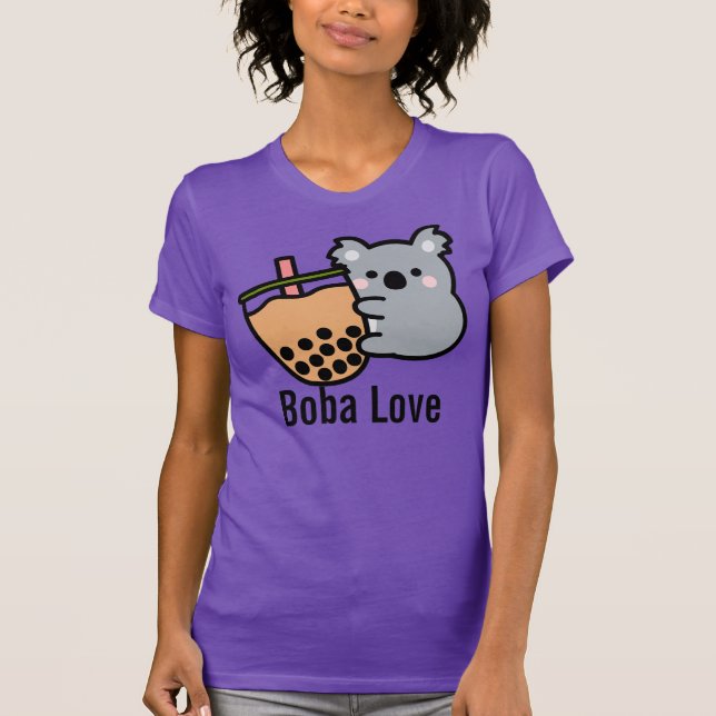 Camiseta Bubble Tea e Koala Bear (Frente)