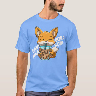 Camiseta Bubble Tea Fox Funny Boba Tea 439