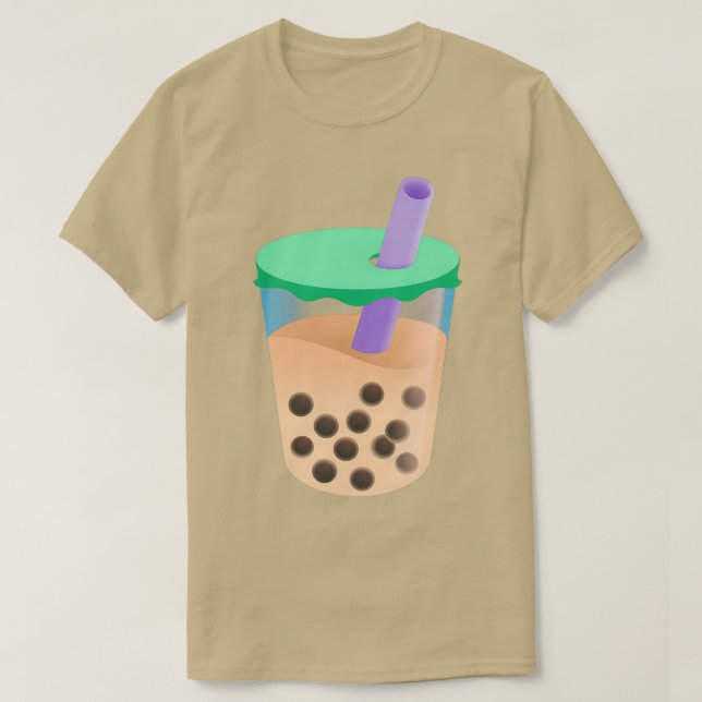 Camiseta Bubble Tea Gift para amante de Bubble Tea (Frente do Design)