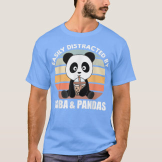 Camiseta Bubble Tea Panda Chocolate Sweet Animals Boba