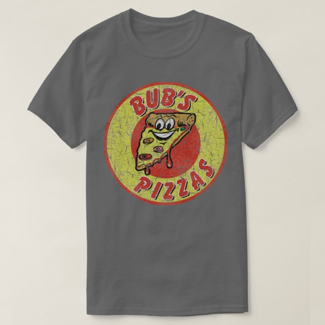 Camiseta Bubs Pizzas do Morto (Frente do Design)