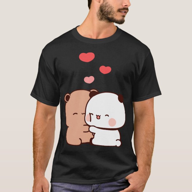Camiseta Bubu panda e abraços dudu adoram (Frente)