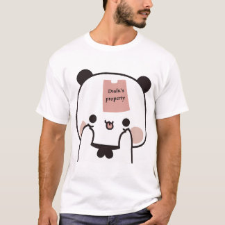 Camiseta Bubu Panda É Dudu Brownie Bearâ™'S Property  ⎪