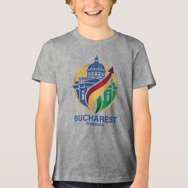 Camiseta Bucareste Romênia Europa Oriental (Frente)