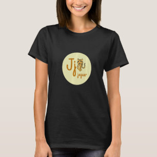 Camiseta Buchstaben des deutschen Alphabets J Jaguar