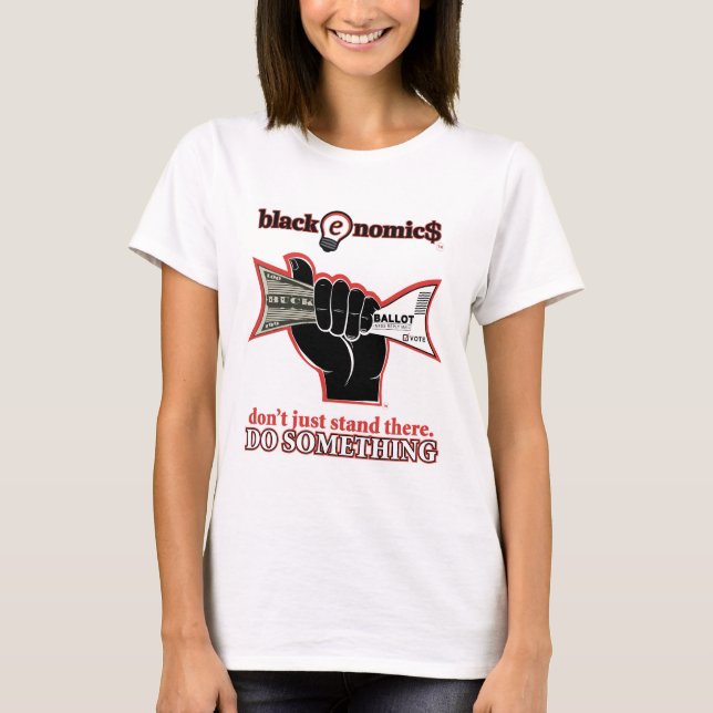 Camiseta "Buck and Ballot" para Mulheres (Frente)