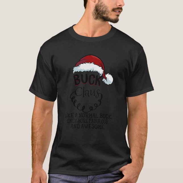 Camiseta Buck Claus Admirável Feliz Natal Novo (Frente)