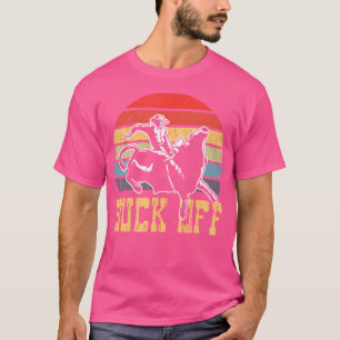 Camiseta Buck Off Cowboy Bull Riding Rodeo