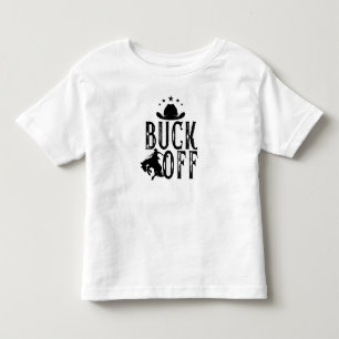 Camiseta Buck Off Western Themed Cowboy Rodeo
