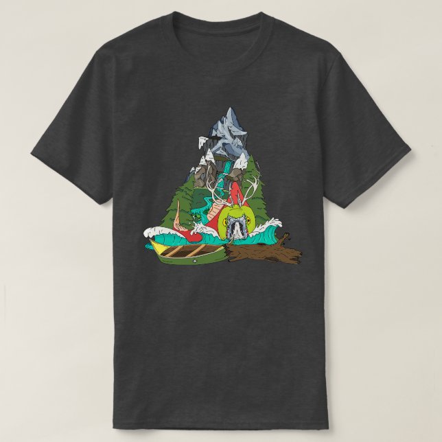 Camiseta Buck Sockeye TShirt (Frente do Design)