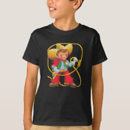 Camiseta Buckaroo Cowboy Corope Hat Spurs Crachá