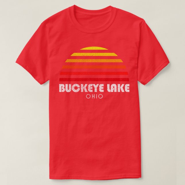 Camiseta Buckeye Lake Ohio Sunset OH (Frente do Design)