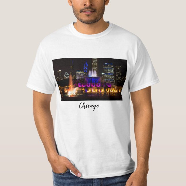 Camiseta Buckingham Fountain Chicago (Frente)