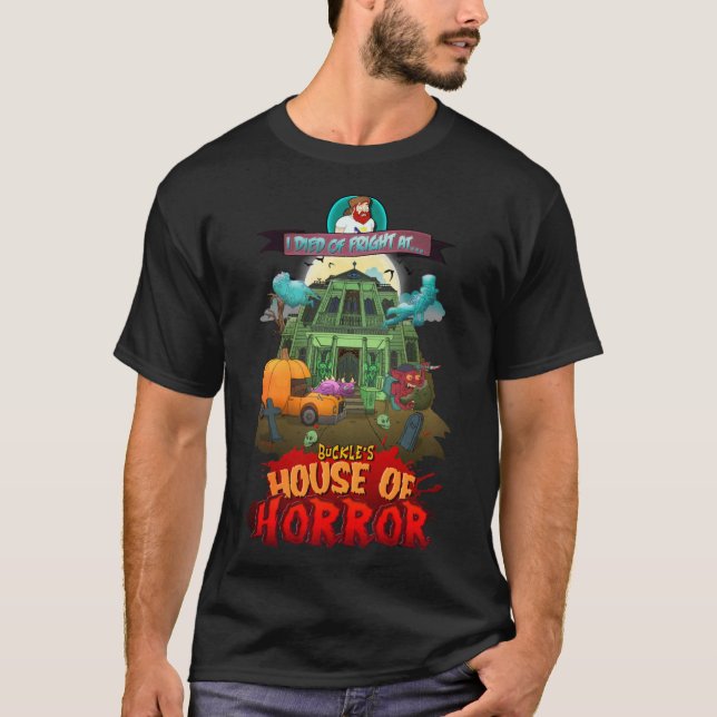 Camiseta Buckle&x27;s House of Horror from American Pai Pre (Frente)