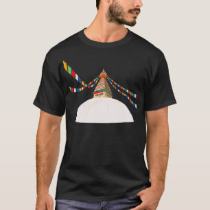 Camiseta Buda Boudha Swayambhu Presente para o Nado Nepalês