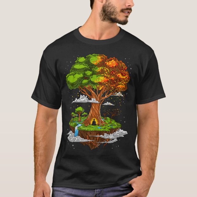 Camiseta Buda da Árvore da Vida (Frente)