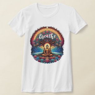 Camiseta Buda e a Árvore da Vida
