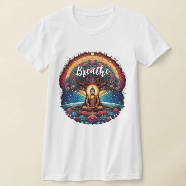 Camiseta Buda e a Árvore da Vida (Postura )