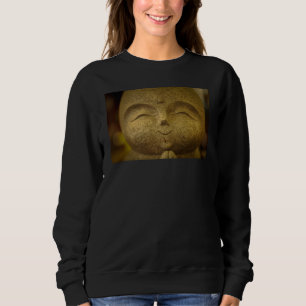 Camiseta Buda Feliz Sorridente Minimalista