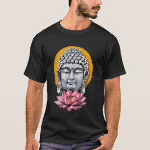 Camiseta Buda Lótus Meditação Zen Yoga Budista Budismo