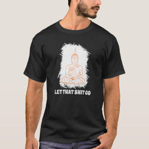 Camiseta Buda Monk Namaste Sorria Felicidade Deixando Preoc