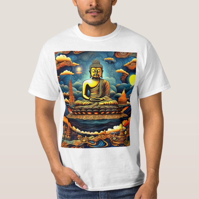 Camiseta Buda na contemplação (Frente)