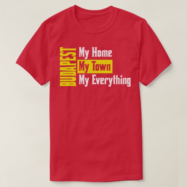 Camiseta Budapest Hungria (Frente do Design)