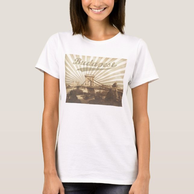 Camiseta Budapeste Antiga (Frente)