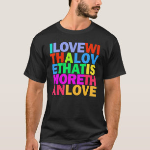 Camiseta Buddha ama Mais Coisa Inspiradora Arco-Íris