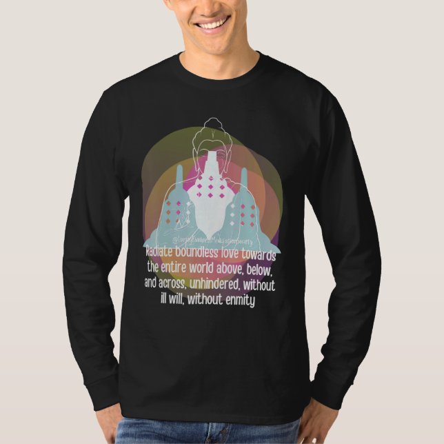 Camiseta Buddha Gautama Lutando pela Paz Amando gentileza M (Frente)