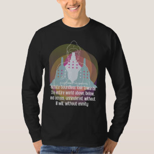 Camiseta Buddha Gautama Lutando pela Paz Amando gentileza M
