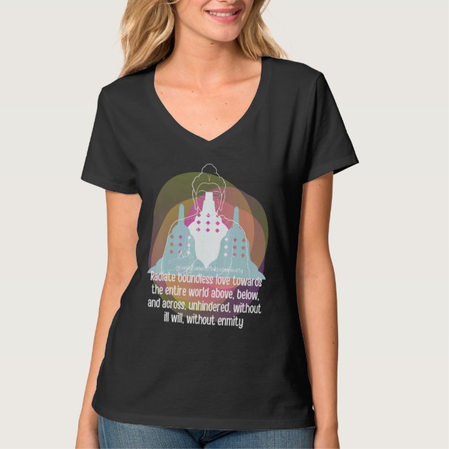 Camiseta Buddha Gautama Lutando pela Paz Amando gentileza M (Frente)