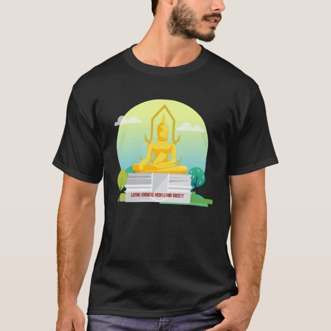 Camiseta Buddha Mindfulness Buddhist Gautama Buddhism Lovin (Frente)