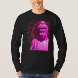 Camiseta Buddha Pink Mandala Metta Amável Bondade