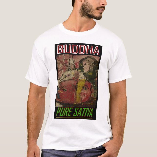CAMISETA BUDDHA PURA SATIVA (Frente)