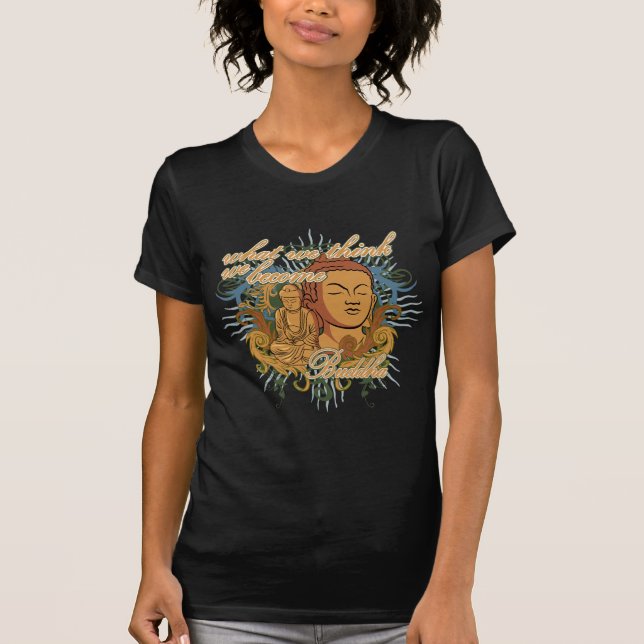 Camiseta Buddha transforma-se citações (Frente)