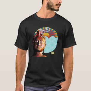 Camiseta Buddha, vento & fundo de água