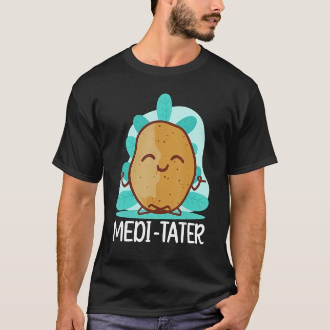 Camiseta Buddhism Buddhist Buddha Potato Medi  Tater (Frente)