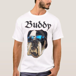 Camiseta Buddy die Bulldogge sonnt sich