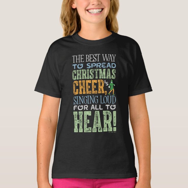 Camiseta Buddy, o Elf | Citação de Natal (Frente)