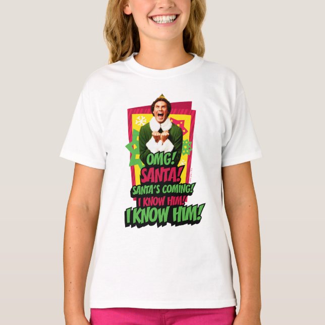 Camiseta Buddy, o Elf | OMG! Papais noeis! (Frente)